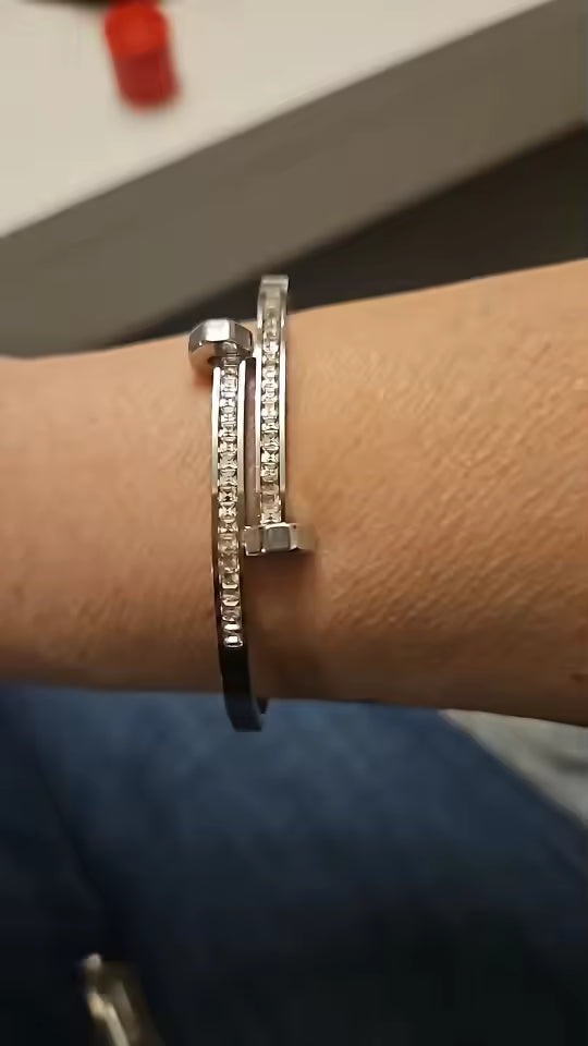 Stainless Steel Exquisite Nail Brand Bracelets