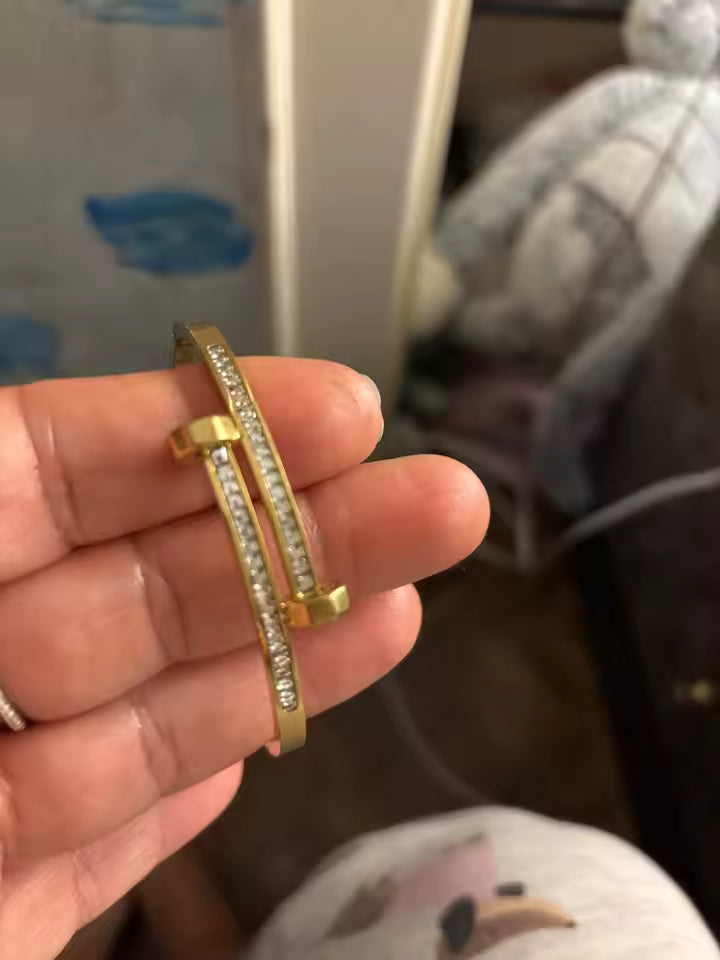 Stainless Steel Exquisite Nail Brand Bracelets