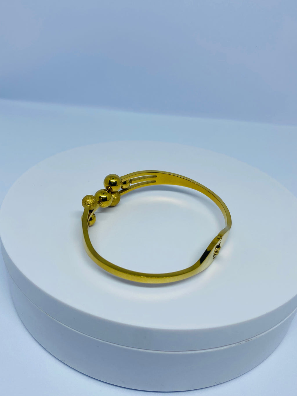 Round Ball Stainless Steel Bracelet