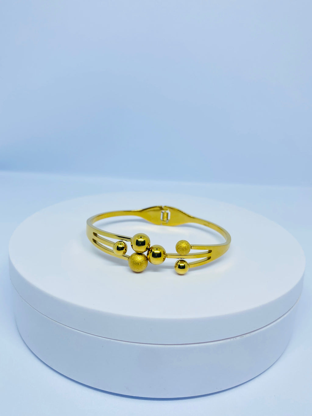 Round Ball Stainless Steel Bracelet